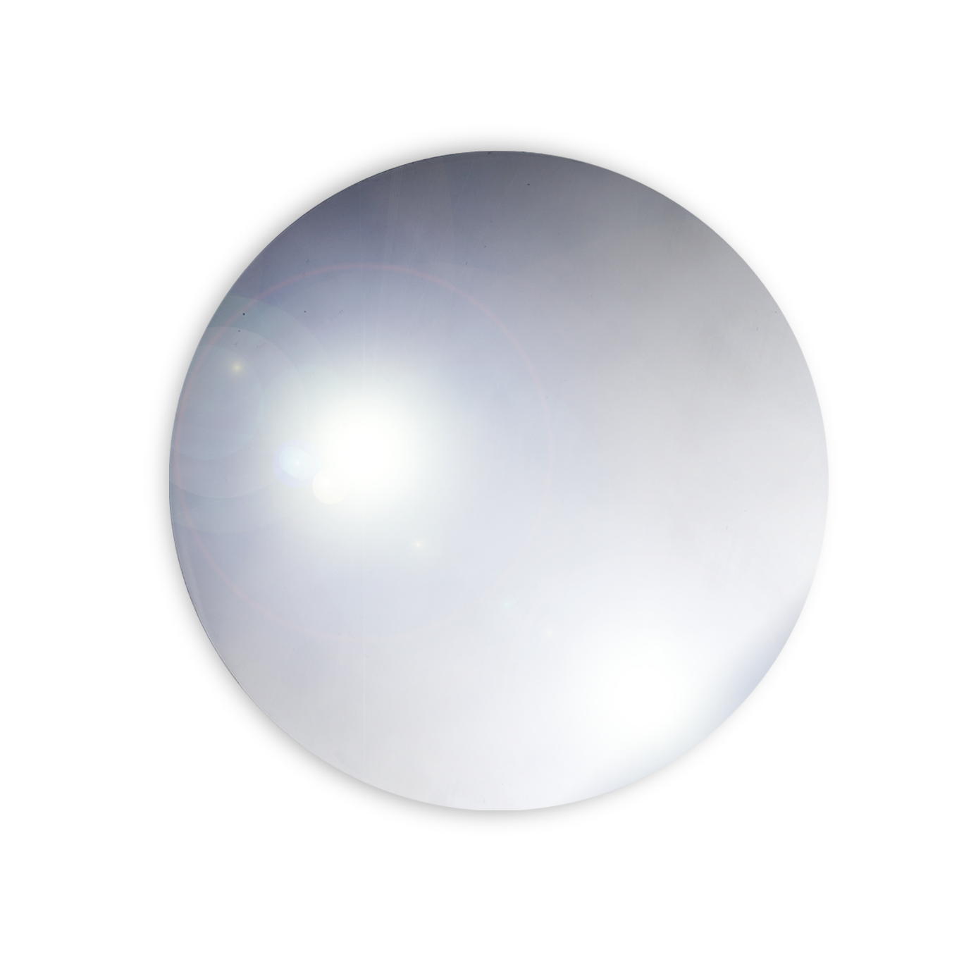 Ronde markeernagel Centro Polished in gepolijst RVS met licht bolle kop